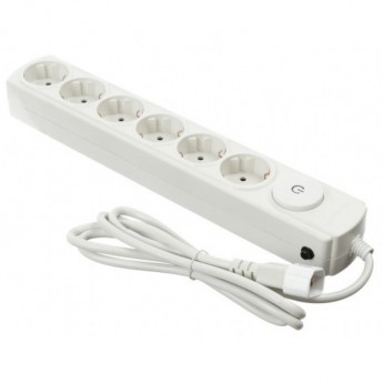 Сетевой фильтр IPPON BK112 1.8м (6 розеток) белый для ИБП 8720