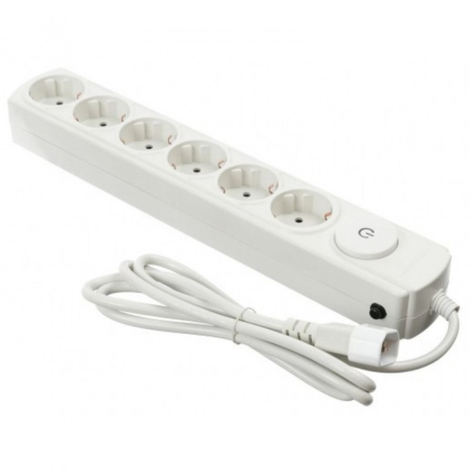 Сетевой фильтр IPPON BK112 1.8м (6 розеток) белый для ИБП 8720